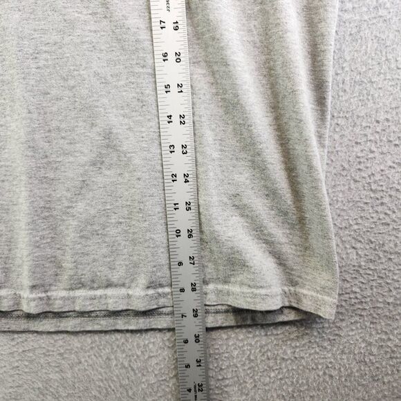 Nike Shirt Mens L Gray Vintage Y2K Silver Tag Left Swoosh Crewneck Tee Vtg - Picture 10 of 12